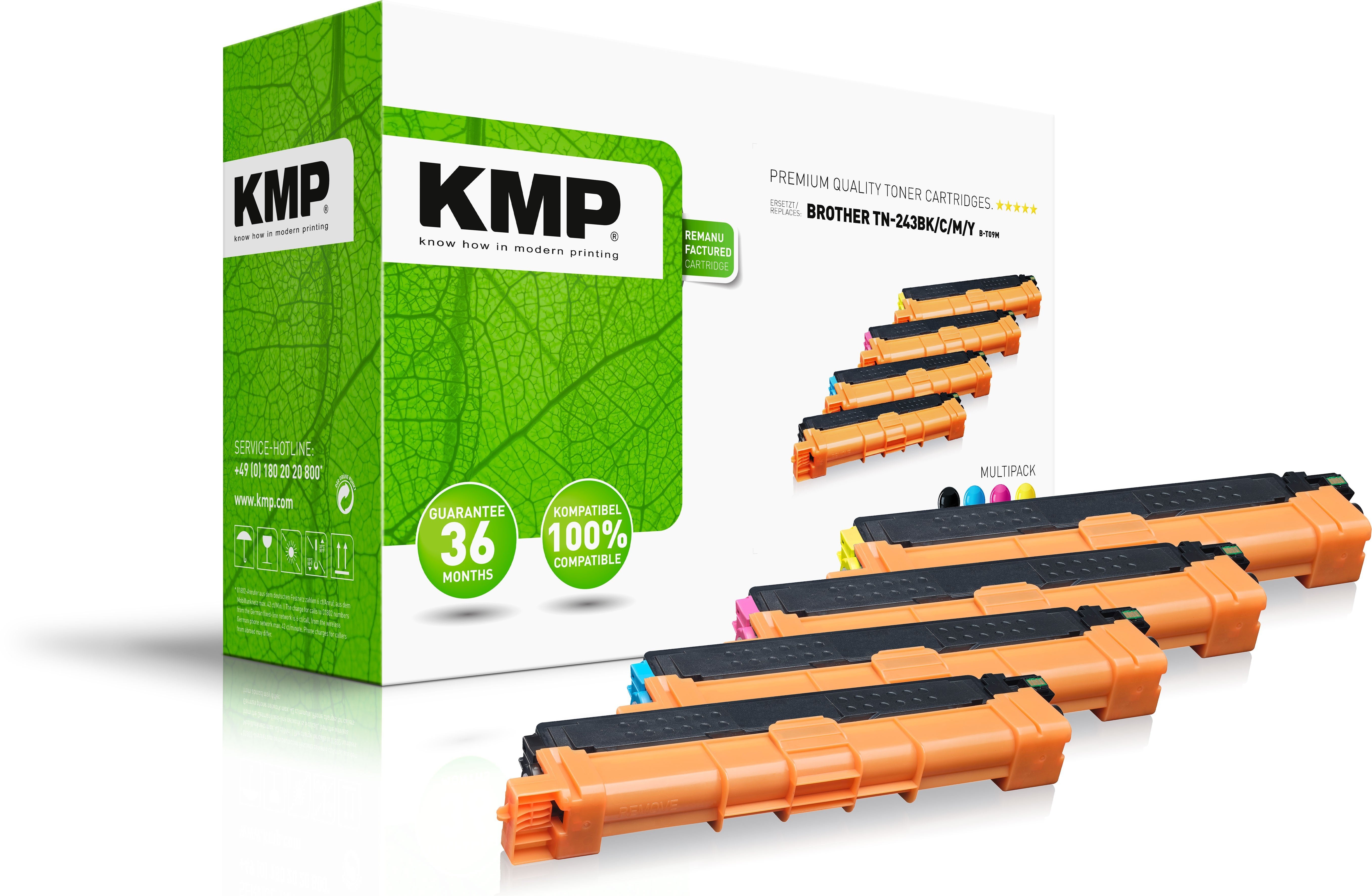 EAN 4011324375237 - KMP 1268,0005 cartucho de tóner 4 pieza(s) Compatible Negro, Cian, Magenta, Amarillo imagen 1