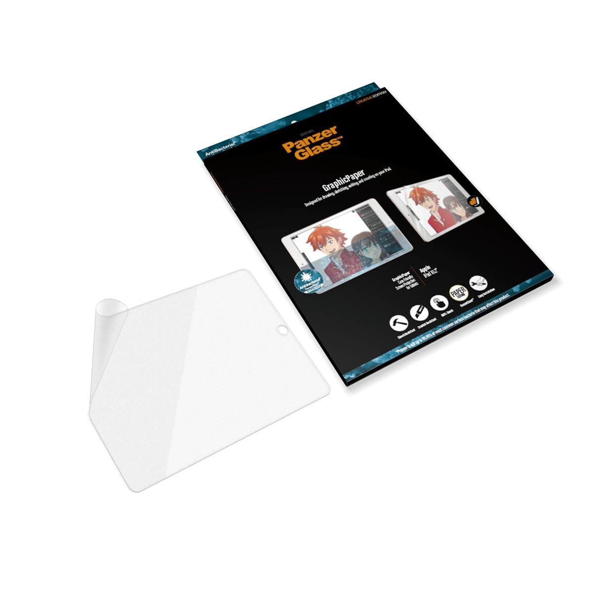 Panzerglass Apple Ipad 10.2 '' Papel Gráfico Ab Compatible Con Carcasas