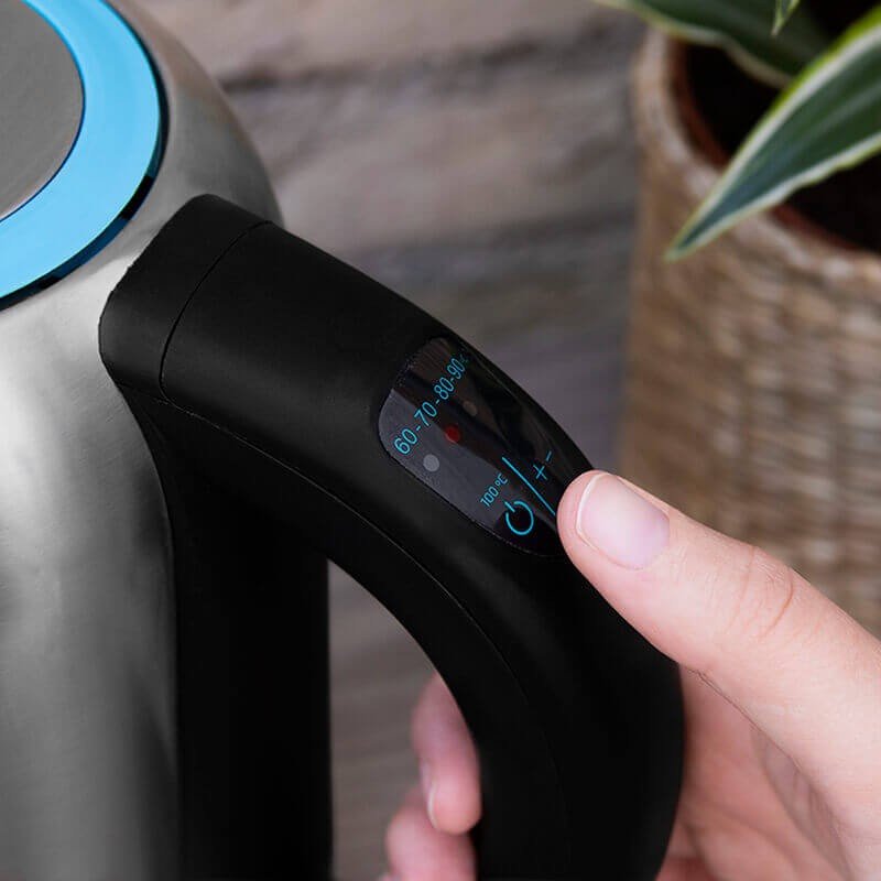 Hervidor De Agua Cecotec Thermosense 290 Steel 2200w Capacidad 1.7l