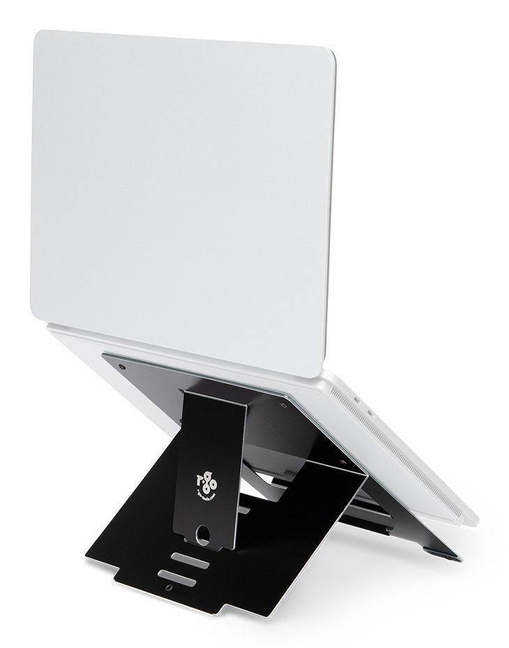 R-Go Tools R-Go Riser Flexible Soporte De Ordenador Portátil, Ajustable, Negro