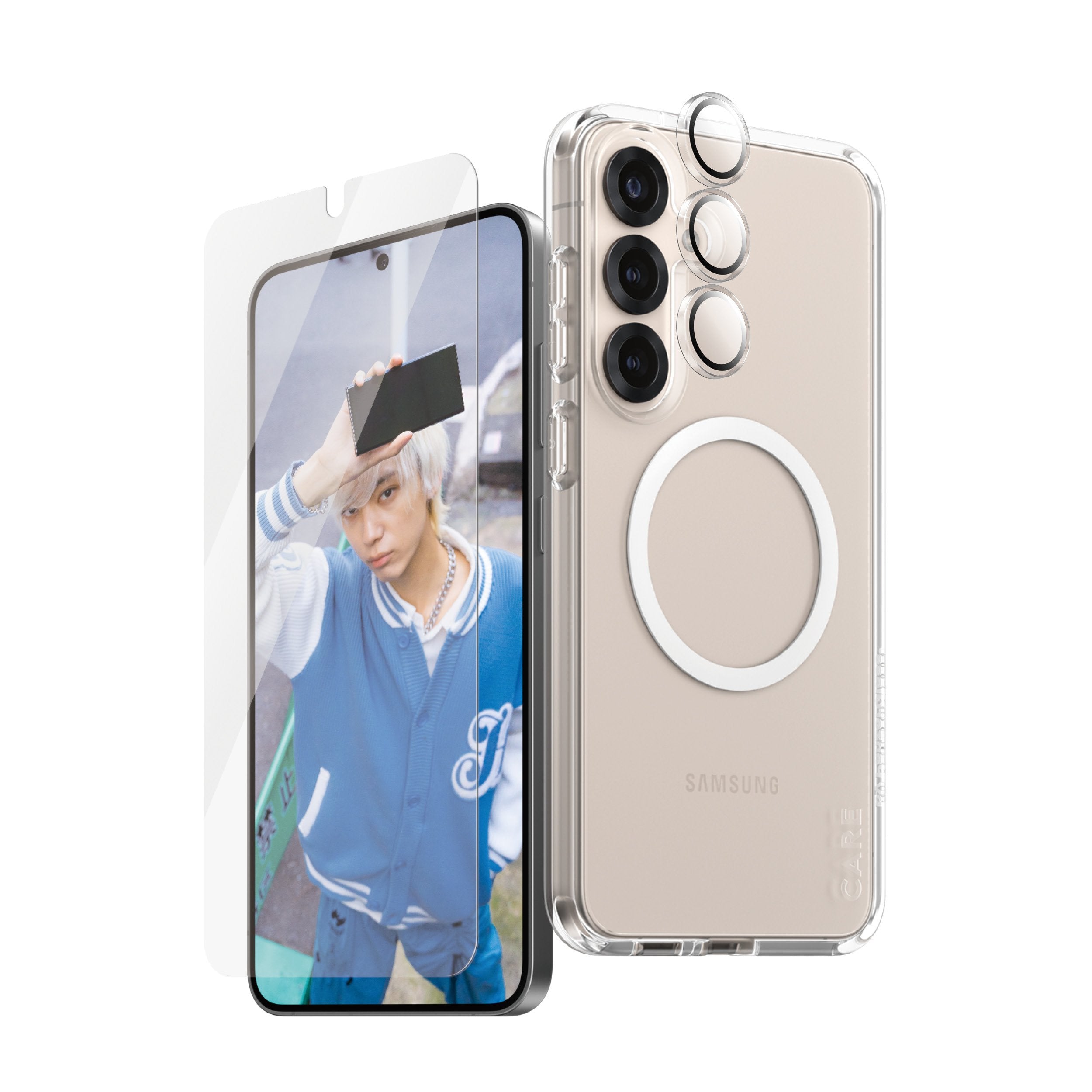 EAN 5715685016141 - PanzerGlass ® | CARE™ by ® 3-in-1 Bundle Samsung Galaxy S25+ Protector de pantalla 1 pieza(s) imagen 1