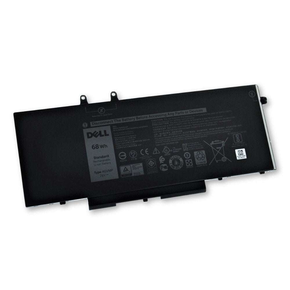 Battery, 68whr, 4 Cell, - Lithium Ion - Warranty: 6m