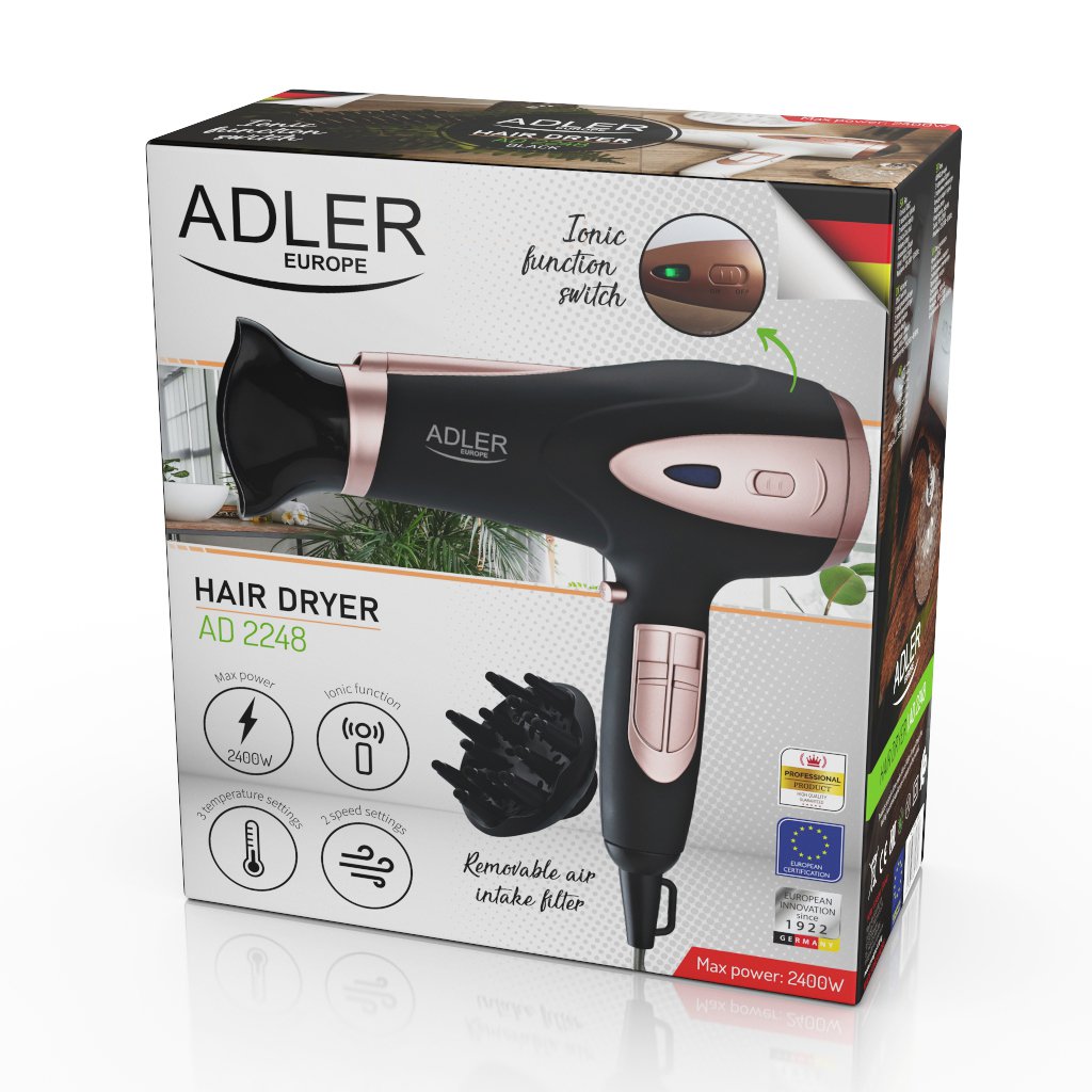 EAN 5903887801706 - Adler AD 2248B secador 2200 W Negro imagen 10