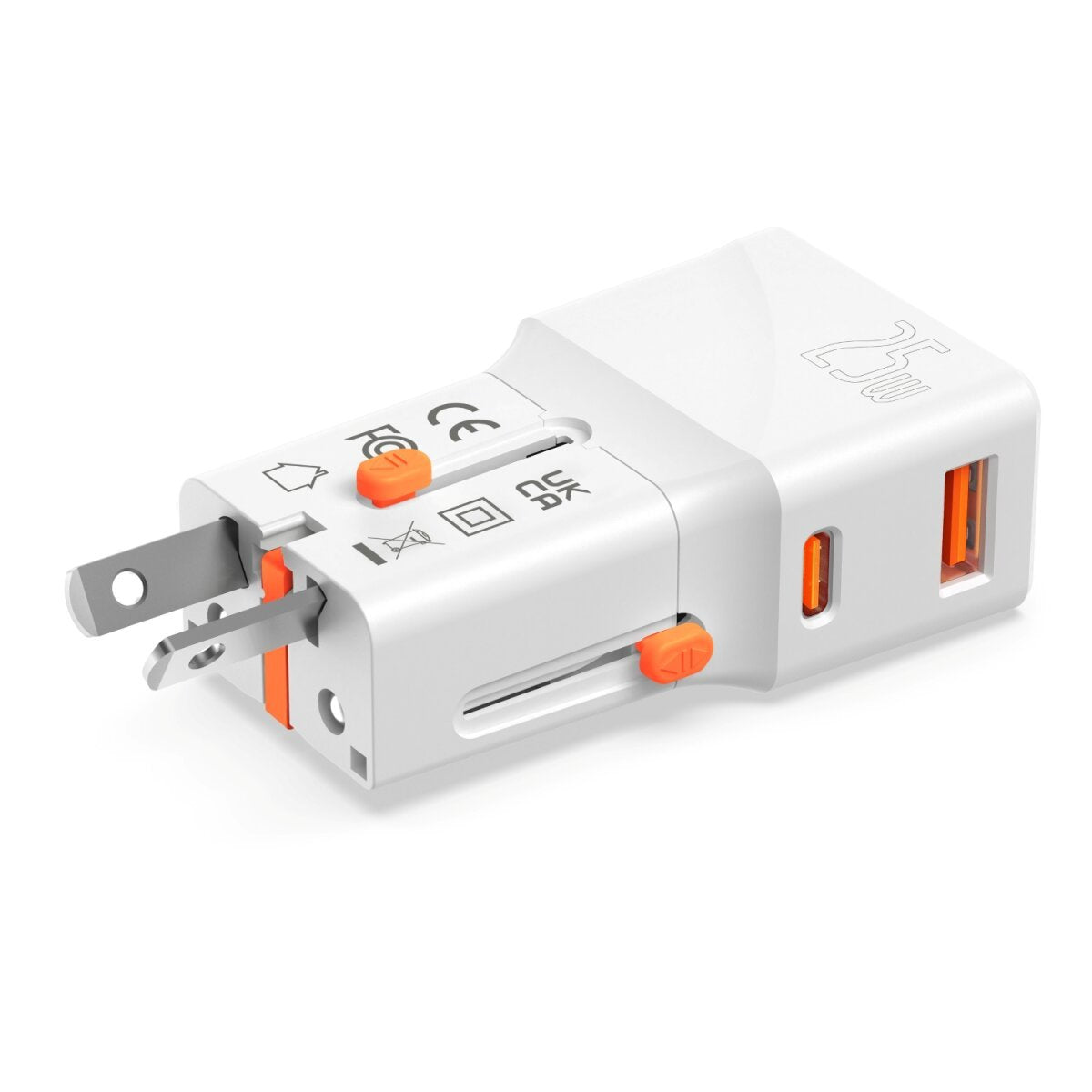 4smarts Weltreiseadapter Nomad Pocket 25w, Wei