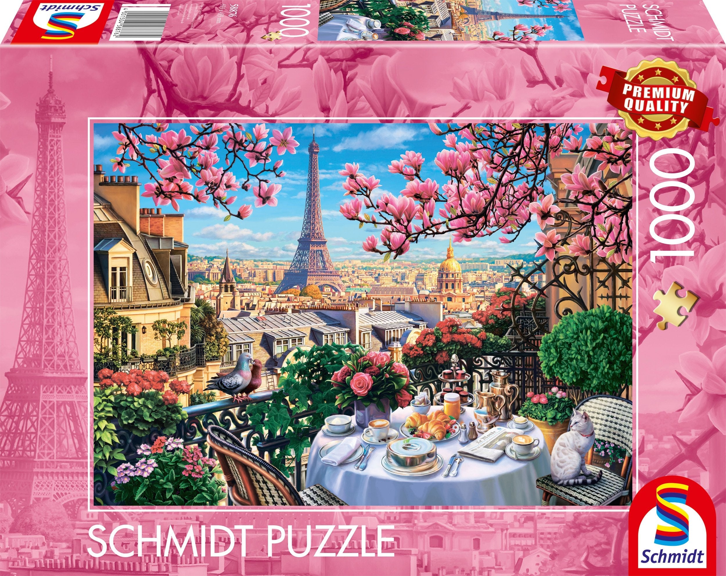Schmidt Spiele Frühstück In Paris (1000 Teile) 58876