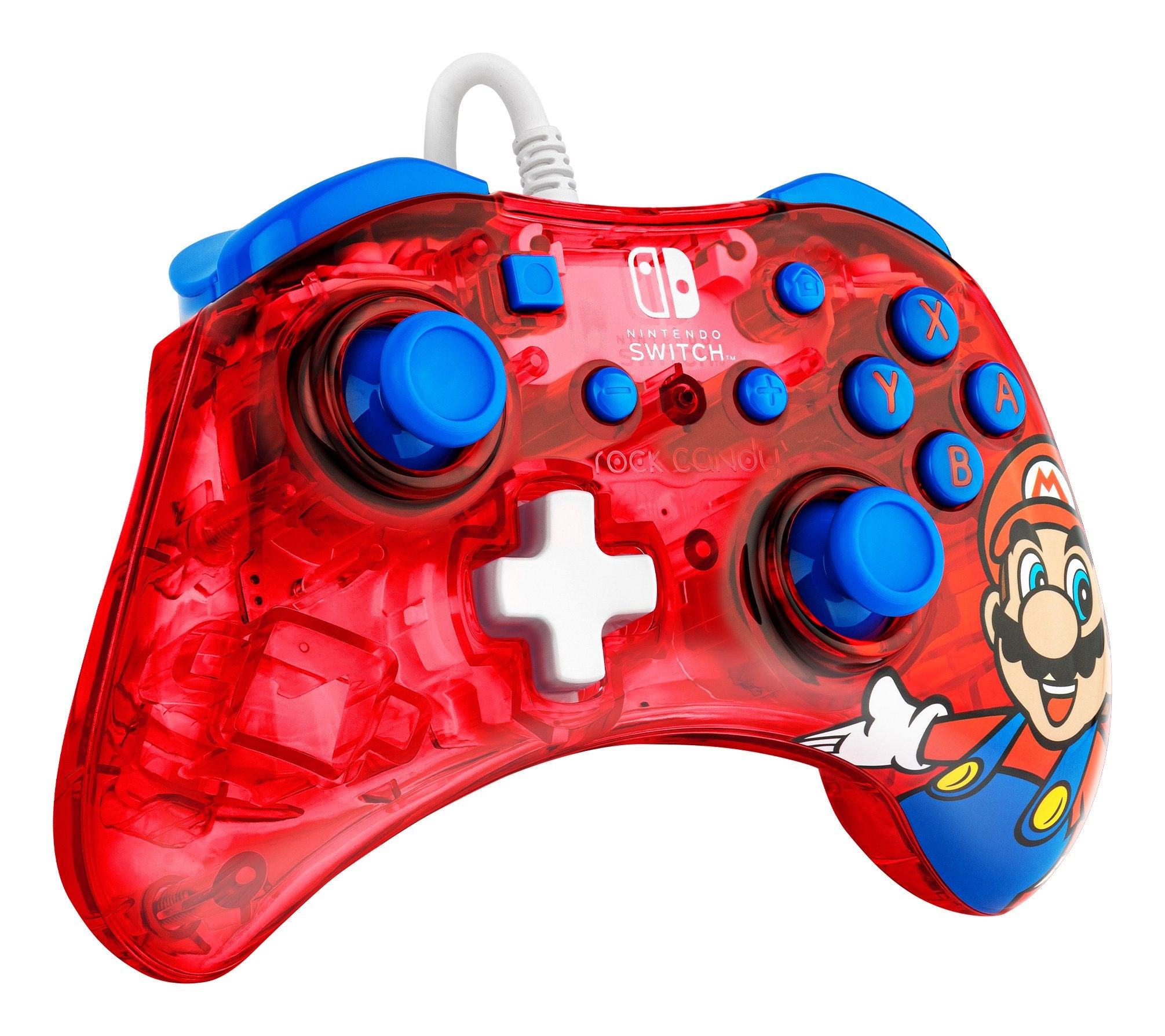 EAN 708056068295 - PDP Rock Candy: Mario Punch Rojo, Translúcido USB Gamepad Analógico/Digital Nintendo Switch, Nintendo Swit imagen 6