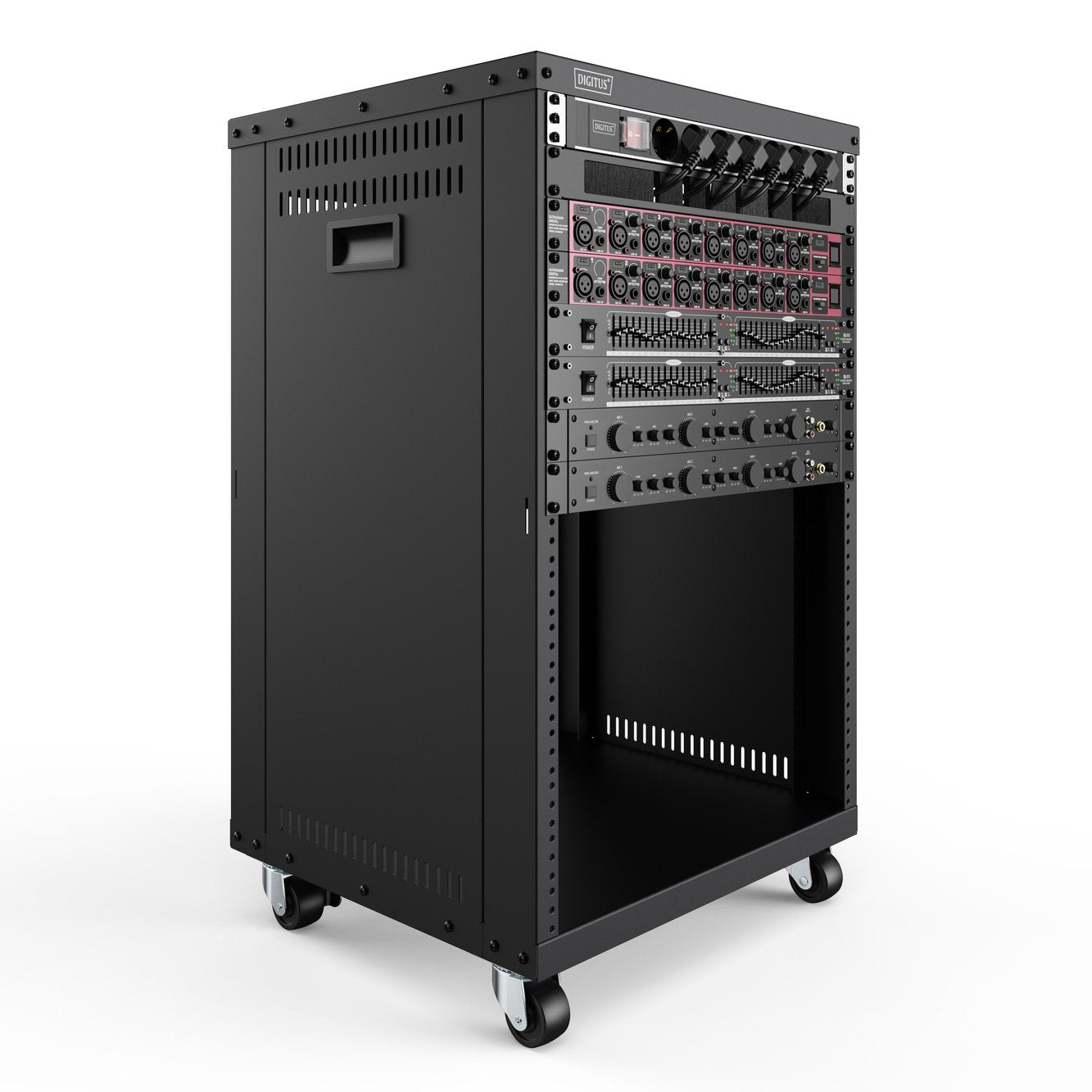 EAN 4016032490319 - Digitus DN-48001 armario rack 16U Rack o bastidor independiente Negro imagen 3