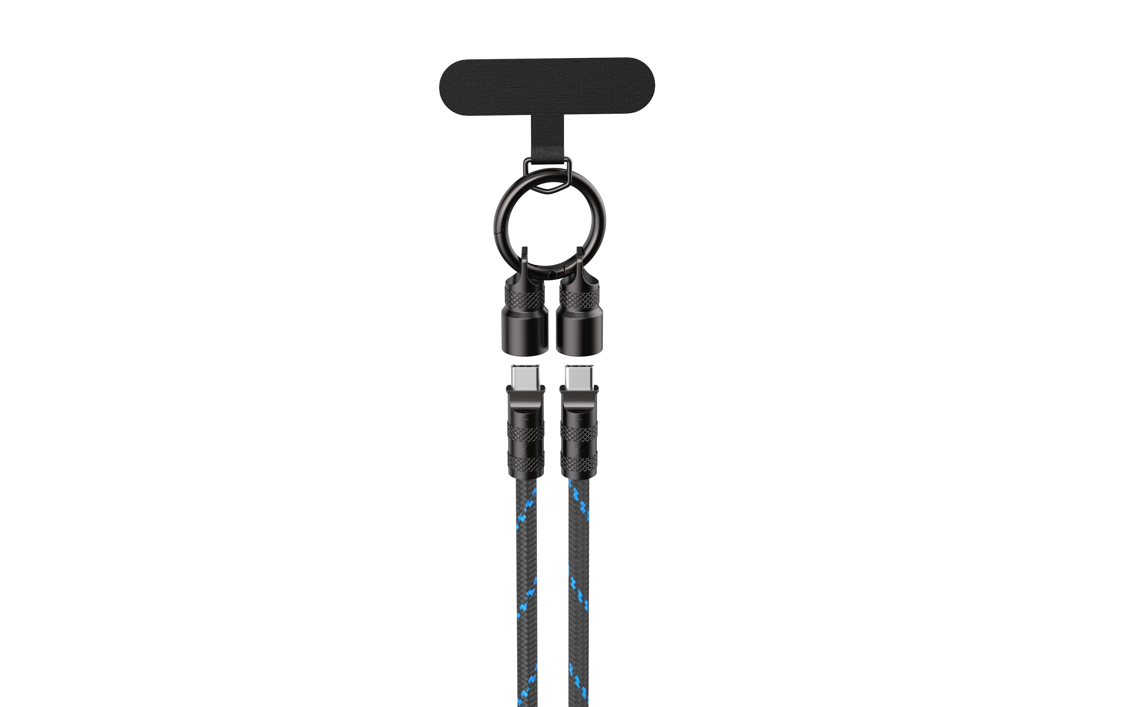 Havit Cb6340 - Cable De Carga, 1,2 M (Negro/Azul)