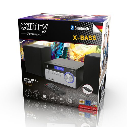 EAN 5902934837620 - Camry Premium CR 1173 sistema estéreo portátil Analógico y digital 10 W AM, FM Negro, Plata Reproducción imagen 6