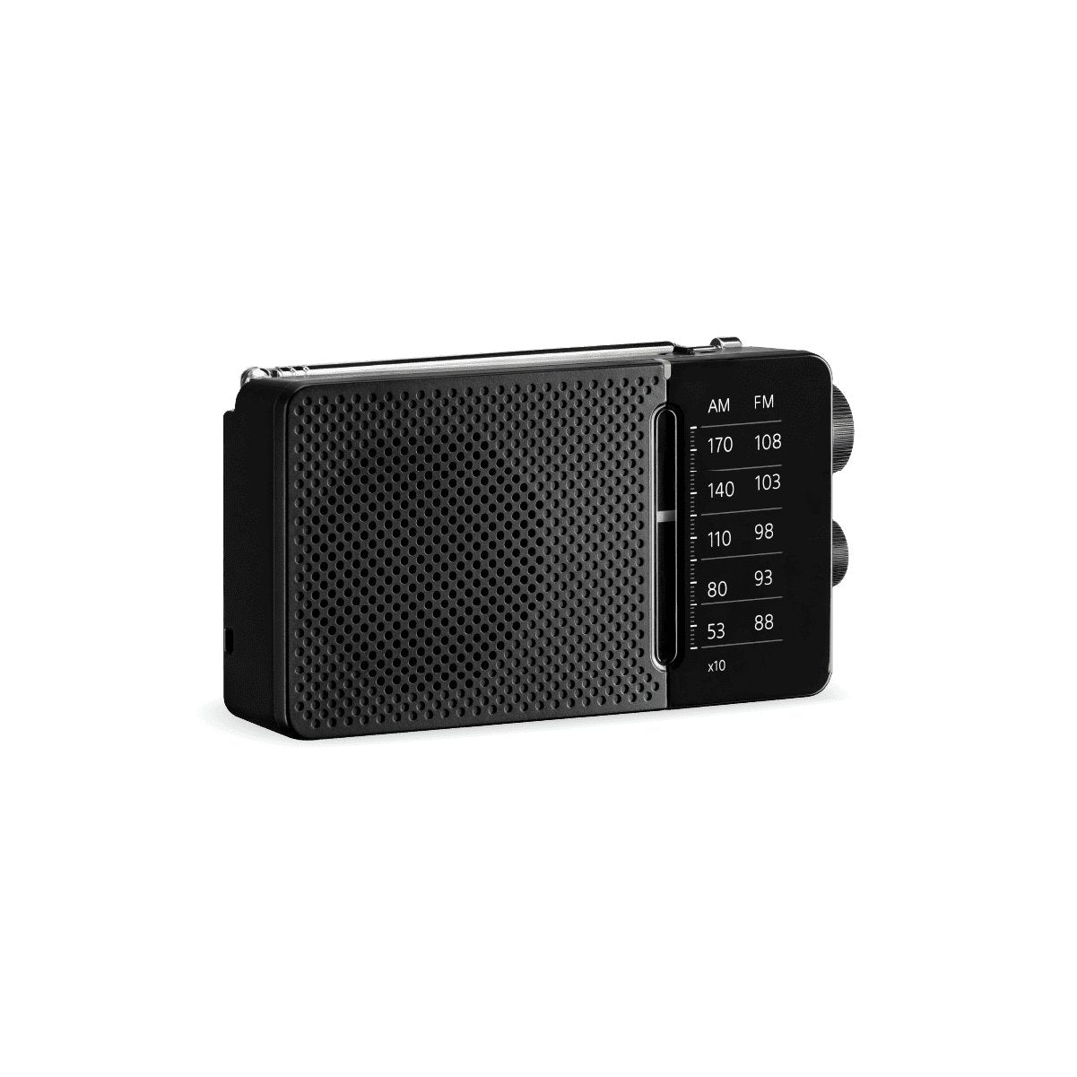Sangean Sr-36 Negro Radio Fm/Am Altavoz Integrado Antena Telescópica Salida Auriculares