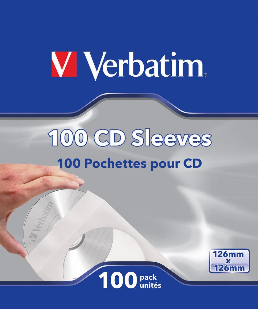 Fundas Cd-R Verbatim Sleeves Caja-100uds