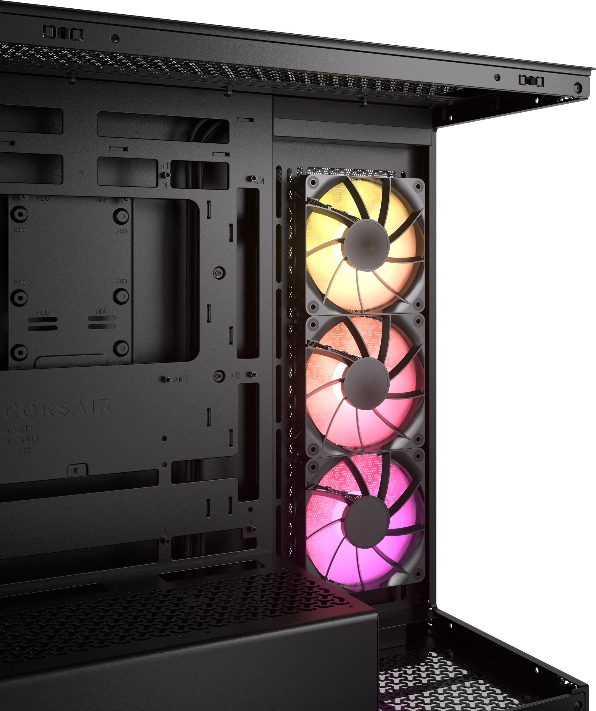 EAN 0840006686057 - Corsair 3500X ARGB Midi Tower Negro imagen 3