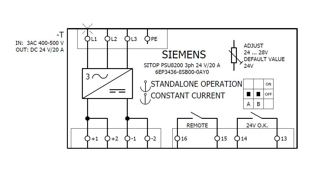 Siemens 6ep34368sb000ay0 Sitop Psu8200 24v 20a Stromversorgung