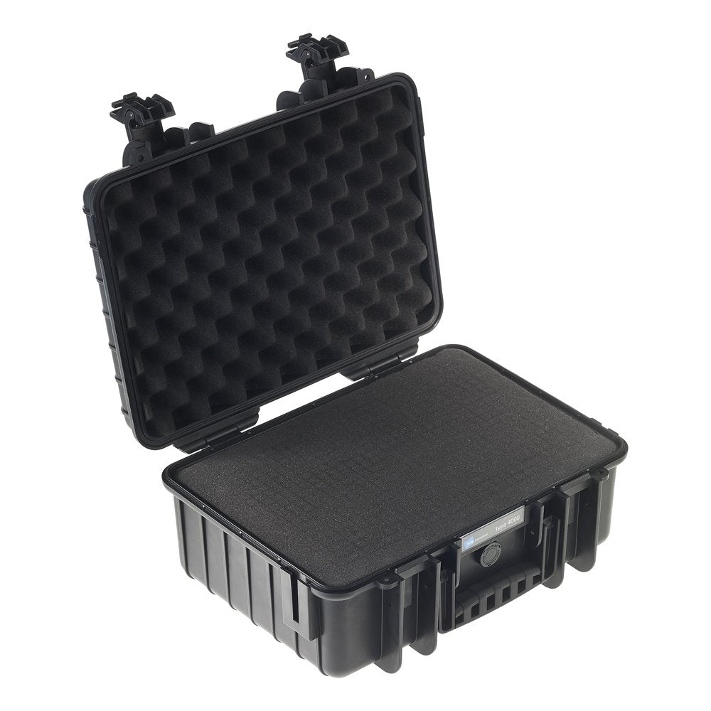 B&W Outdoor Case Type 4000 Negra Con Inserto De Espuma Precortado