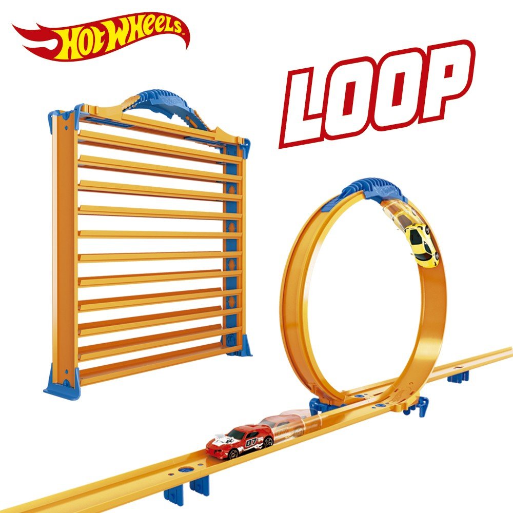 Maletin Portacoches Hot Wheels 3 En 1. Guarda 44 Coches, Con Rampas Y Loop (Autos No Inlcuidos)30x27x6 Cm