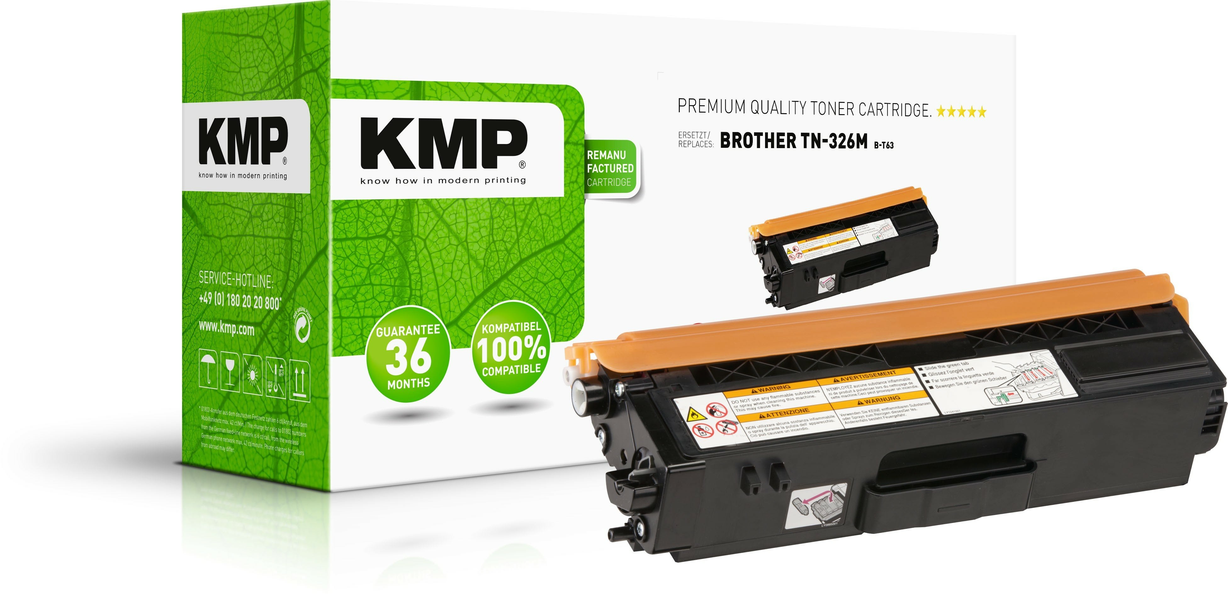 EAN 4011324124668 - KMP B-T63 cartucho de tóner 1 pieza(s) Magenta imagen 1