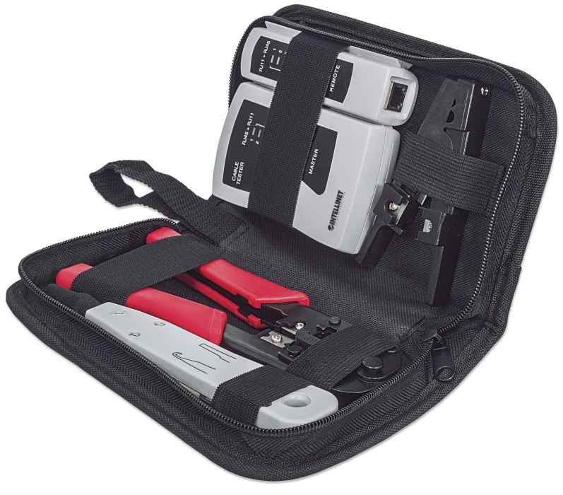 EAN 0766623780070 - Intellinet 780070 kit de herramientas para preparación de cables Negro imagen 4