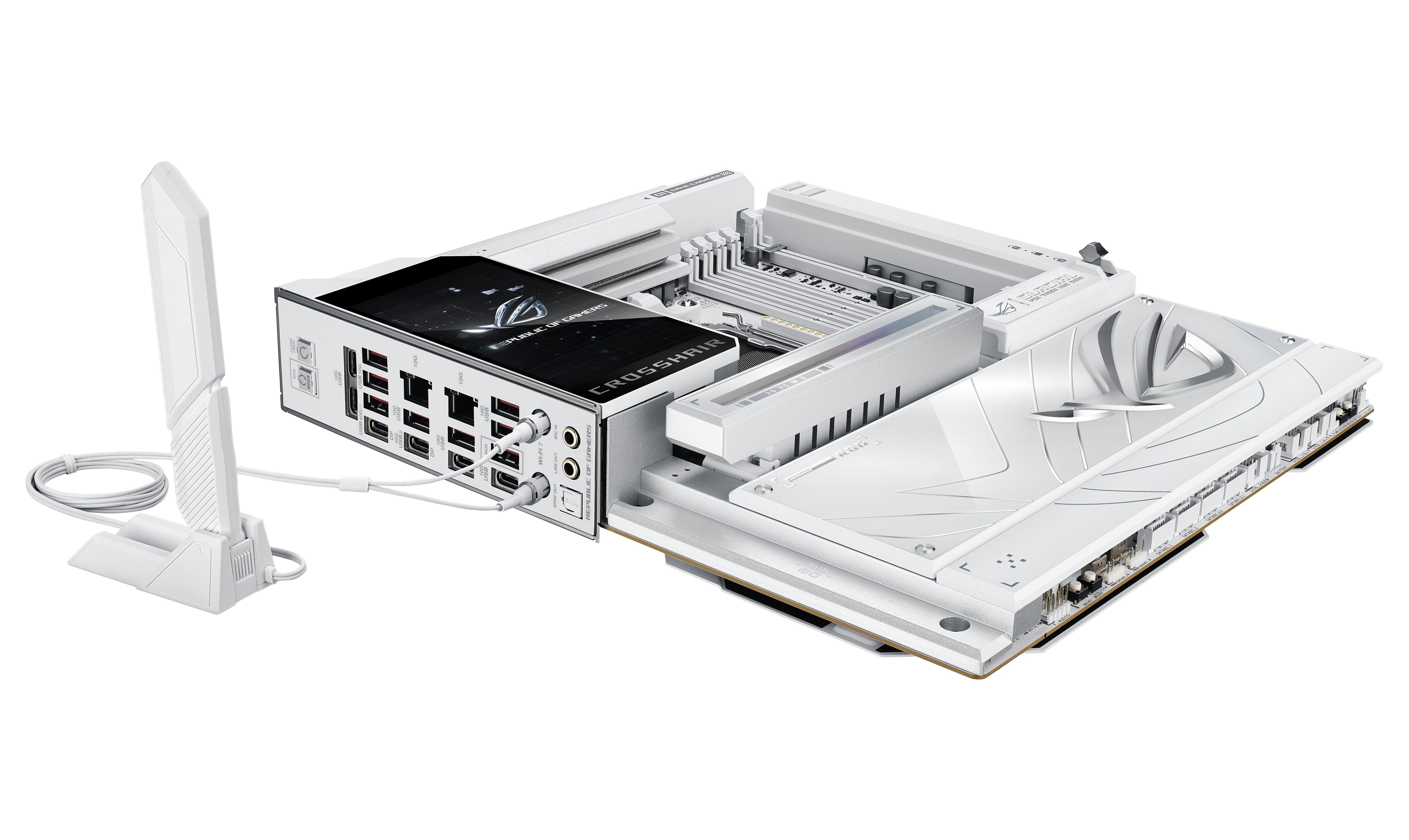 EAN 4711636392044 - ASUS ROG CROSSHAIR X870E GLACIAL AMD X870E Zócalo AM5 ATX extendida imagen 21