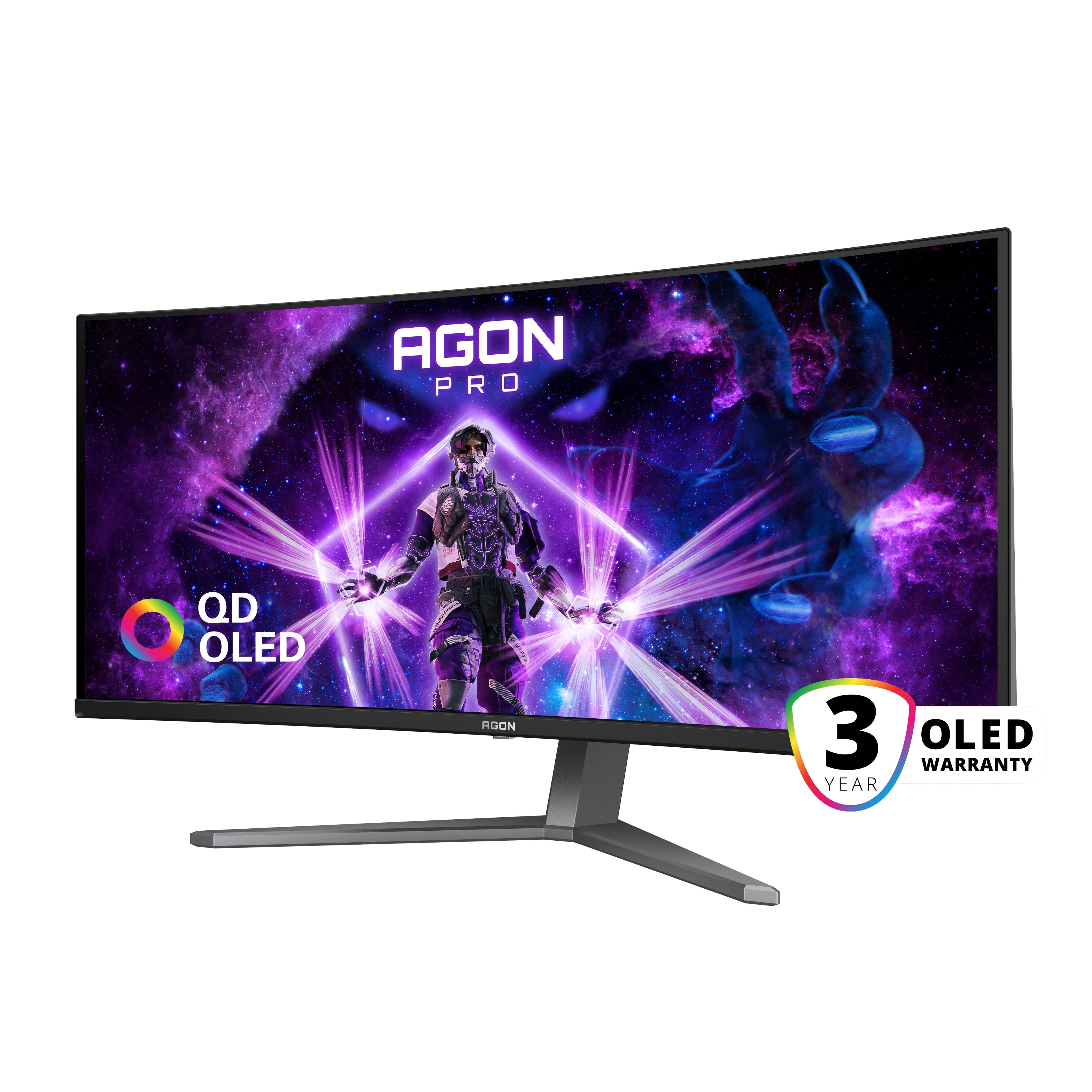 EAN 4038986112444 - AOC AGON PRO AG346UCD pantalla para PC 86,4 cm (34") 3440 x 1440 Pixeles Wide Quad HD QD-OLED Negro, Gris imagen 17