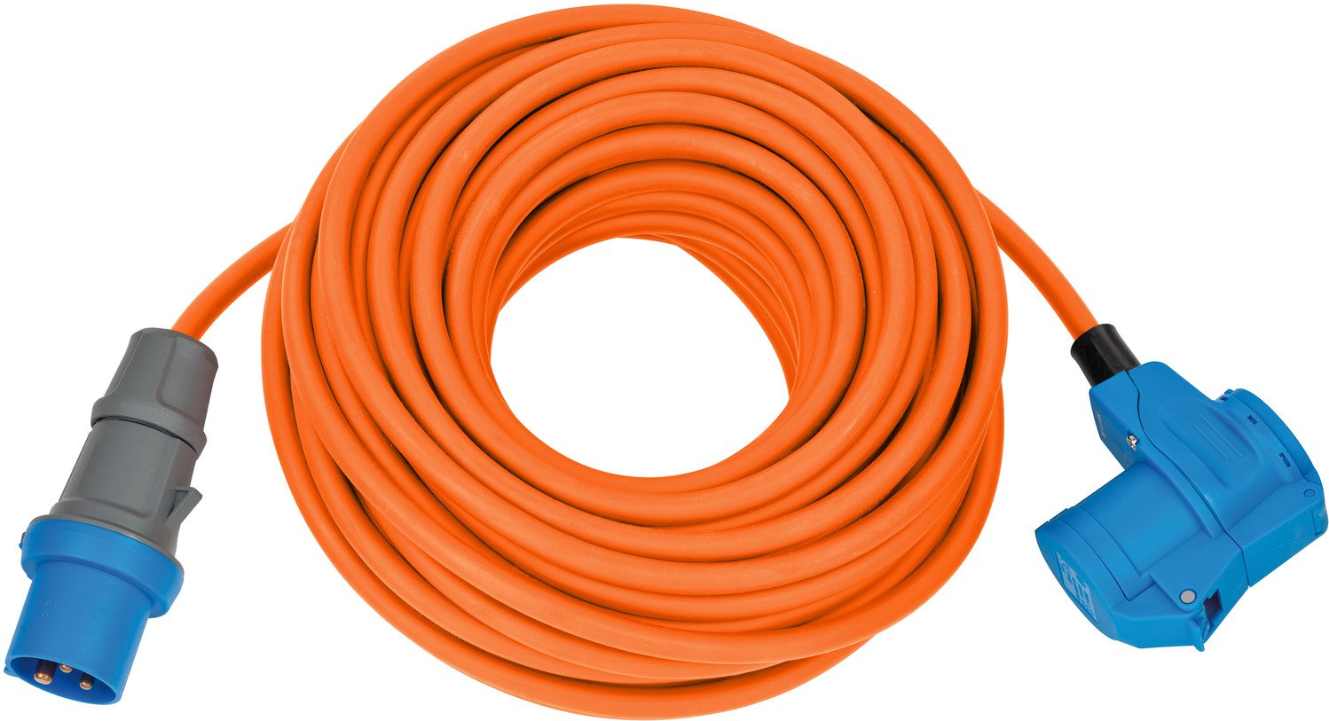 EAN 4007123673872 - Brennenstuhl 1167650525 base múltiple 25 m Exterior Azul, Naranja imagen 1