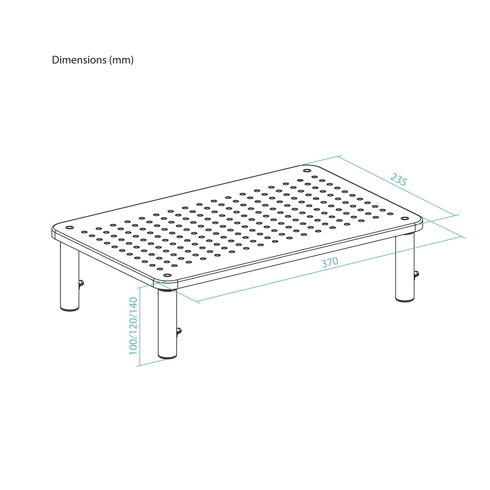 Soporte Para Monitor Tooq Tqmr081 Hasta 20kg