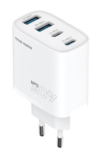 Mobile Origin 40w Gan Charger Pw22 2x Usb-C + 2x Usb-A