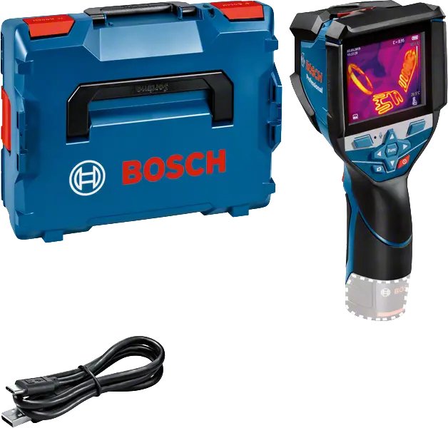 EAN 3165140975964 - Bosch GTC 600 C Noise equivalent temperature difference (NETD) IR Negro, Azul 256 x 192 Pixeles Pantalla imagen 1