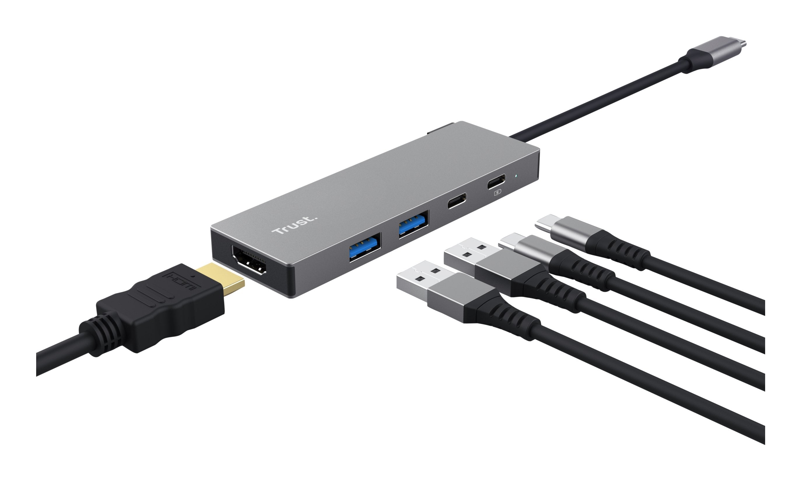 EAN 8713439260625 - Trust 26062 hub de interfaz USB Tipo C Gris imagen 2