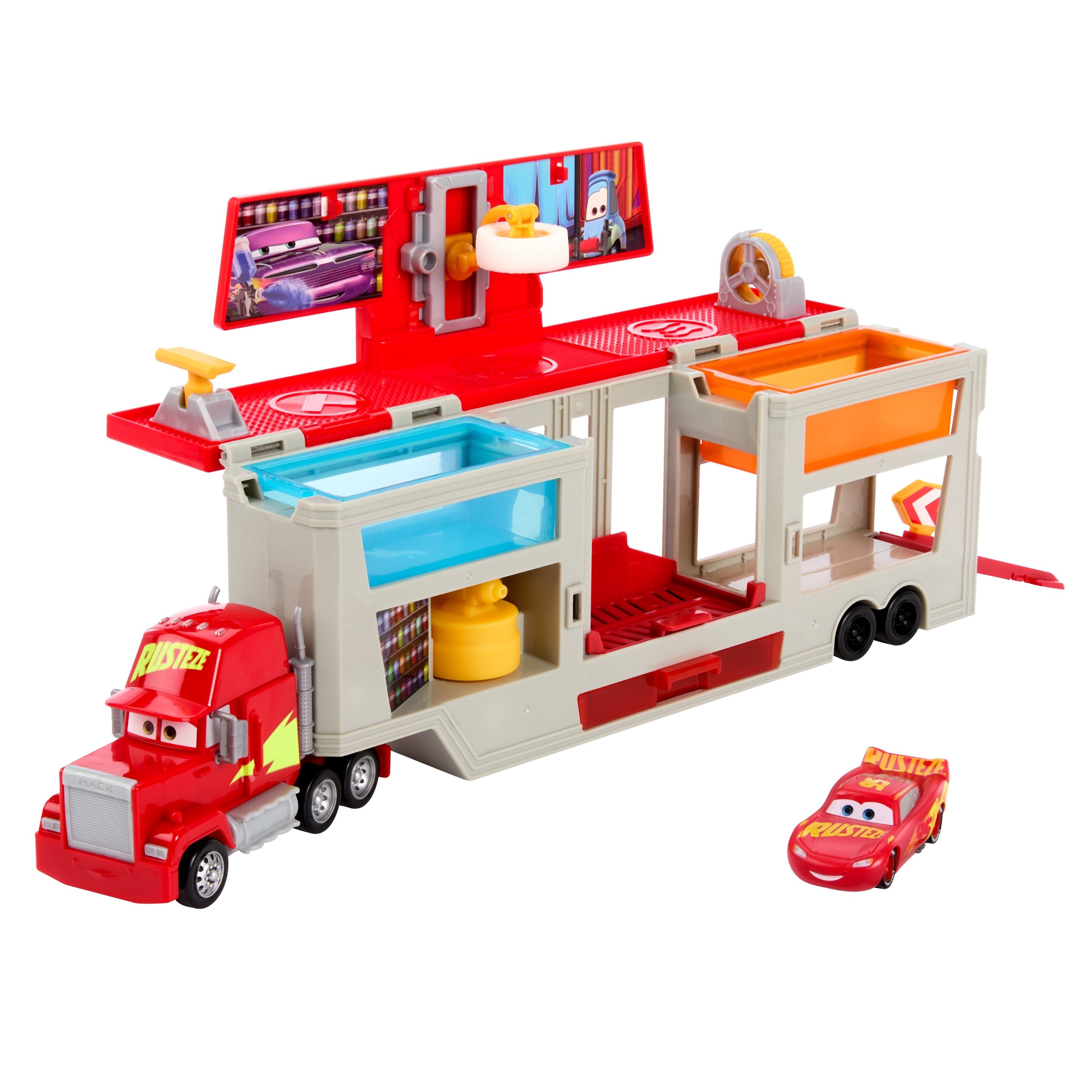 Mack Taller De Pintura Movil Cars Disney Pixar