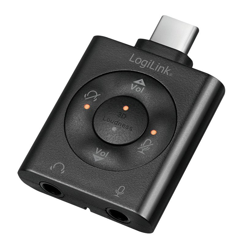 EAN 4052792059847 - LogiLink UA0365 convertidor de audio Negro imagen 1