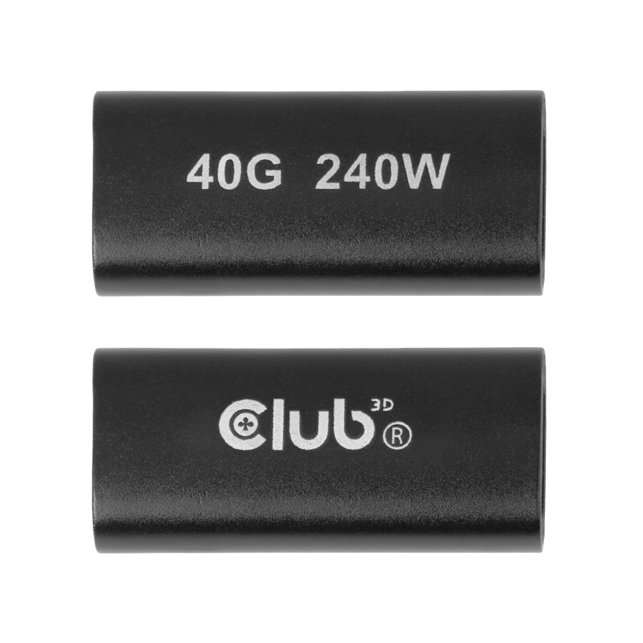 Club3d Adapter Usb-C > Usb-C 40gbps 240w 8k@60hz H/H Retail