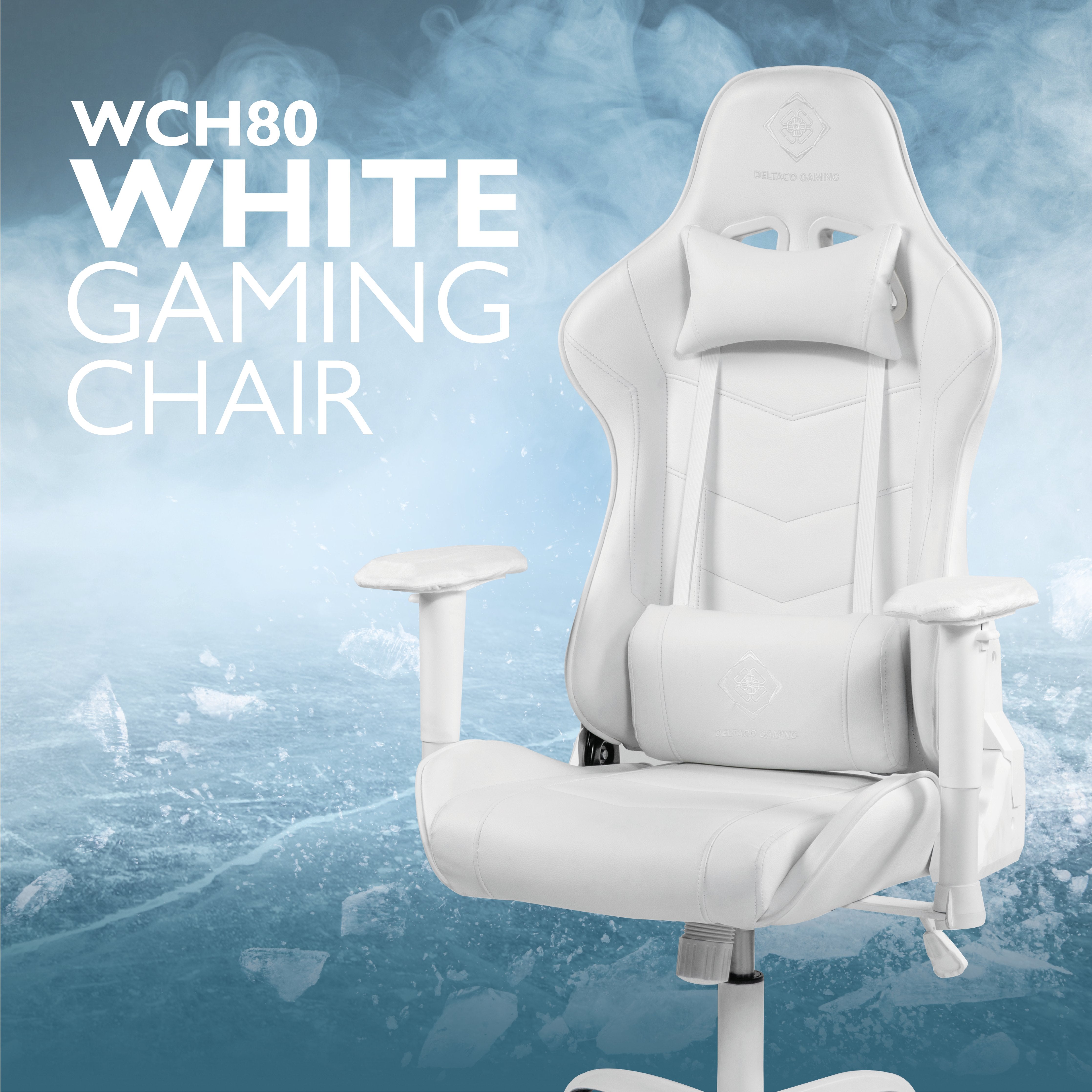 EAN 7333048050861 - Deltaco Gaming GAM-096-W silla para videojuegos Silla para videojuegos universal Asiento acolchado tapiza imagen 2