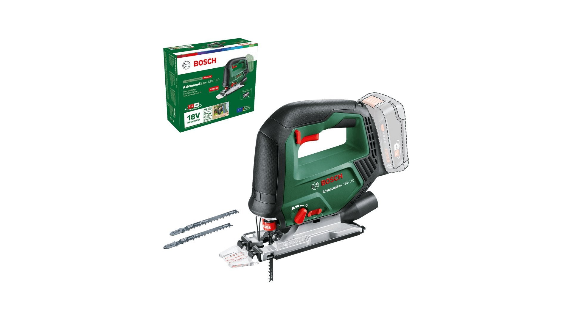 EAN 4053423251807 - Bosch AdvancedSaw 18V-140 power jigsaws 3000 spm 1,6 kg imagen 3