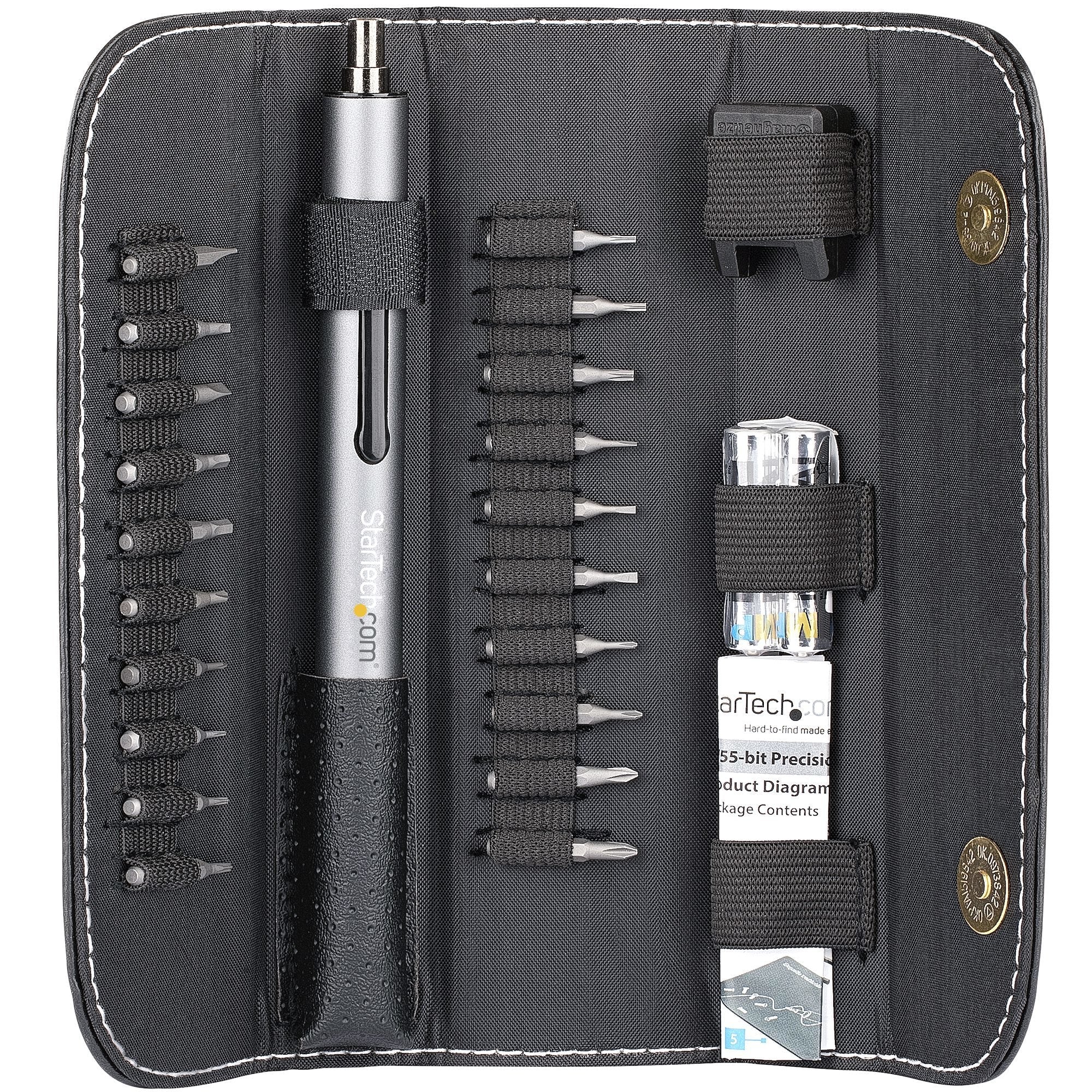 Startech Destornillador Electrico Con 20 Puntas
