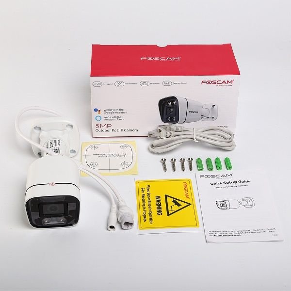 Foscam V5ep Bala Cámara De Seguridad Ip Exterior 3072 X 1728 Pixeles Pared