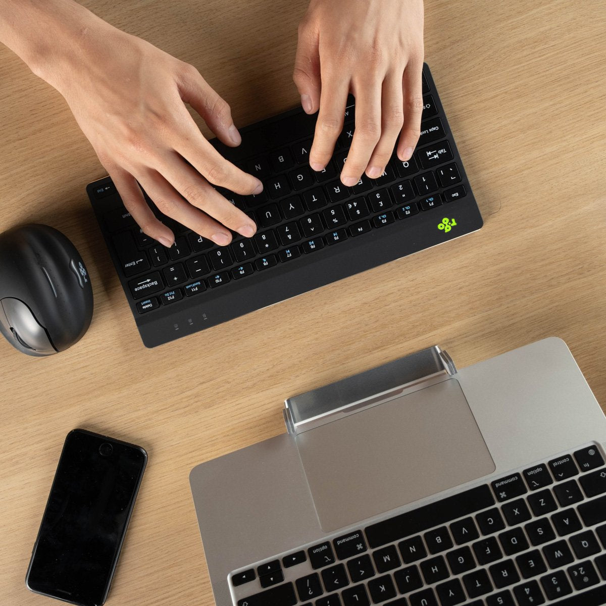 EAN 8719274491972 - R-Go Tools RGOCOBEWLBL teclado Oficina Belga imagen 2