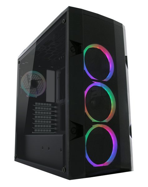 Caja Pc Lc Power Lc-998b-On Rambot Midi Tower Negro