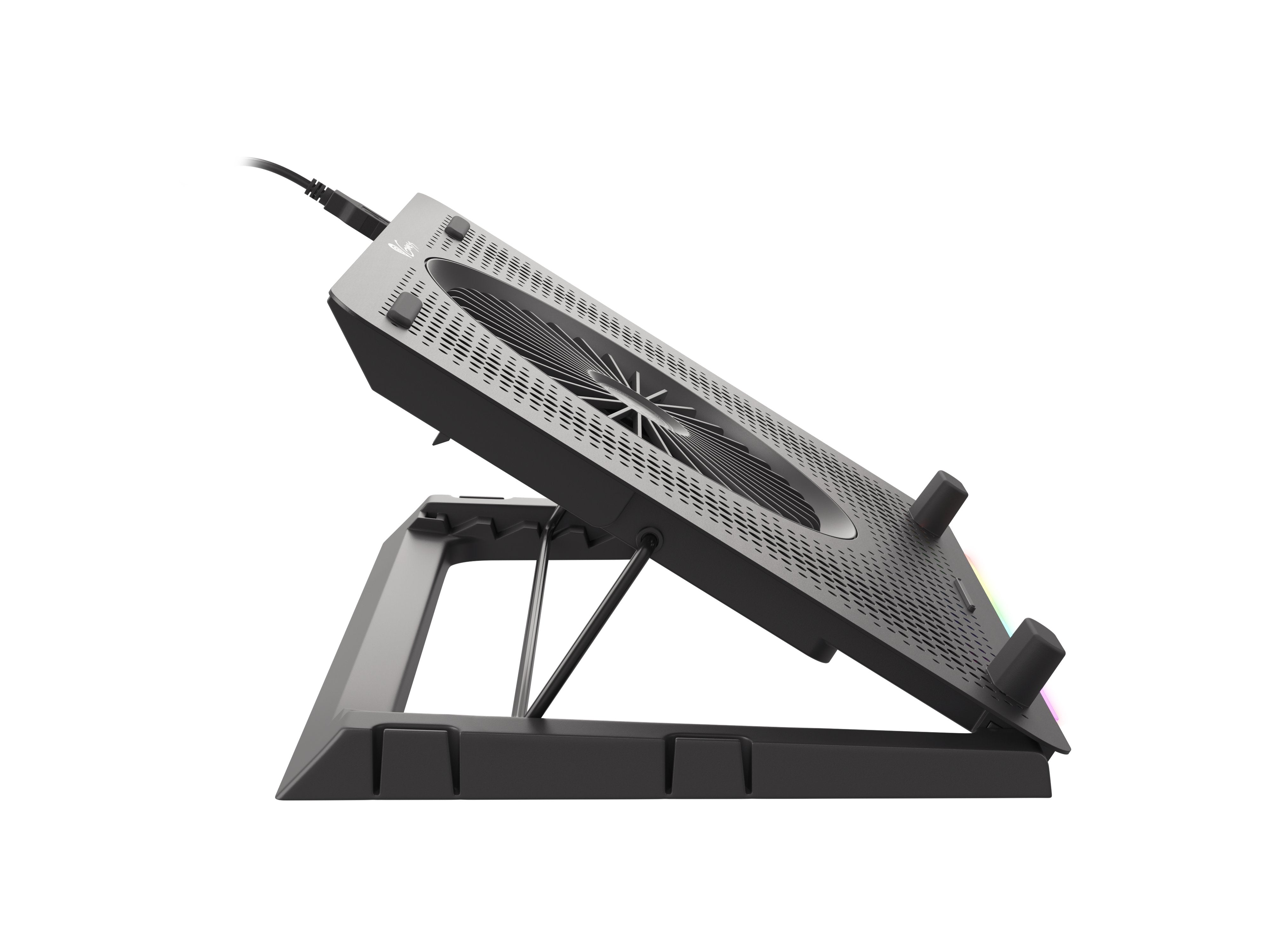 Base Refrigeradora Genesis Oxid 450 Rgb Para Portatil Hasta 15.6"