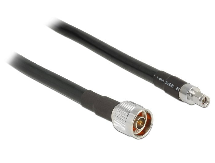 Delock Cable De Antena De Macho N Macho Rp-Sma Cfd400 Llc400 5 M De Baja Pérdida