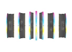 Memoria Ram Corsair 32 Gb Ddr5-6000 (2x 16 Gb) (Gris, Cmh32gx5m2b6000z38, Vengeance Rgb, Intel Xmp, Amd Expo)