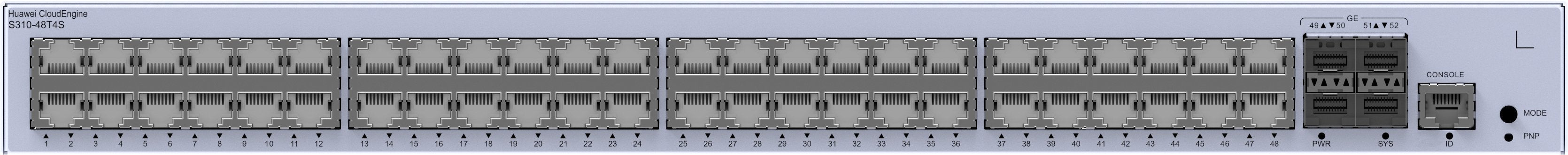 Huawei Switch S310-48t4s (48*Ge Ports, 4*Ge Sfp Ports, Ac Power)