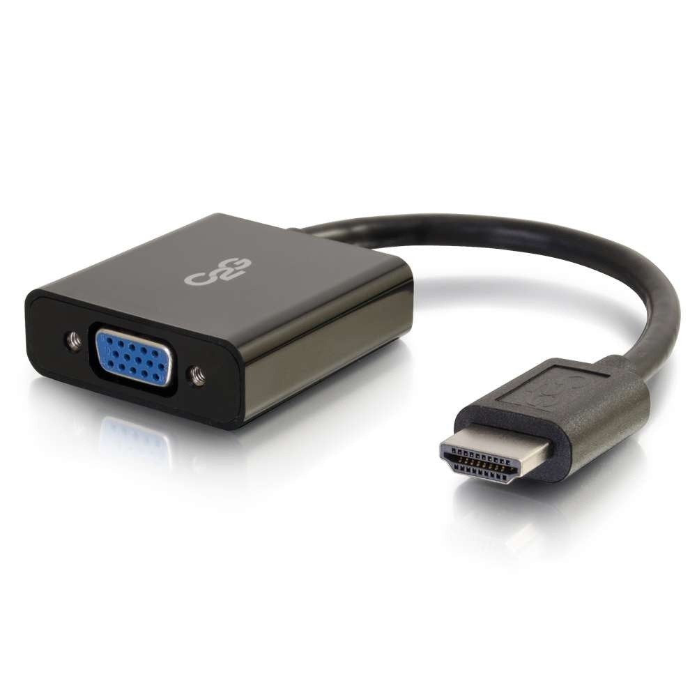 EAN 0757120413509 - C2G 41350 0,2 m HDMI tipo A (Estándar) VGA (D-Sub) Negro imagen 3