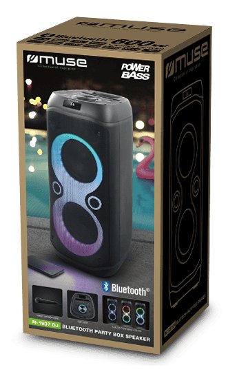 EAN 3700460209421 - Muse M-1937 DJ altavoz portátil o de fiesta Altavoz para fiestas Negro 600 W imagen 4