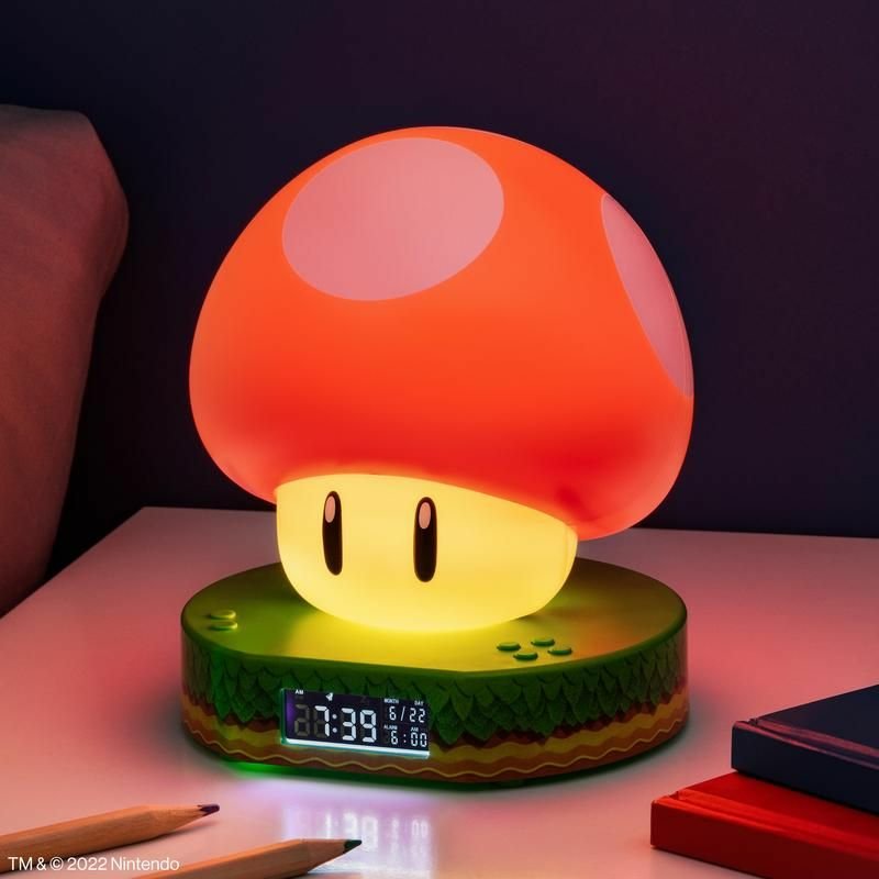 Reloj Despertador Mushroom Super Mario Bros