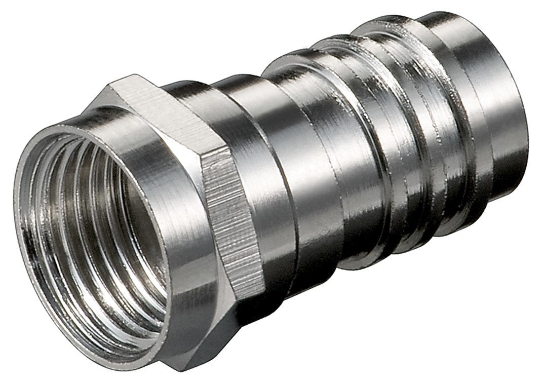Crimp-F-Plug Connector 7.0 Mm - Copper-Nickel