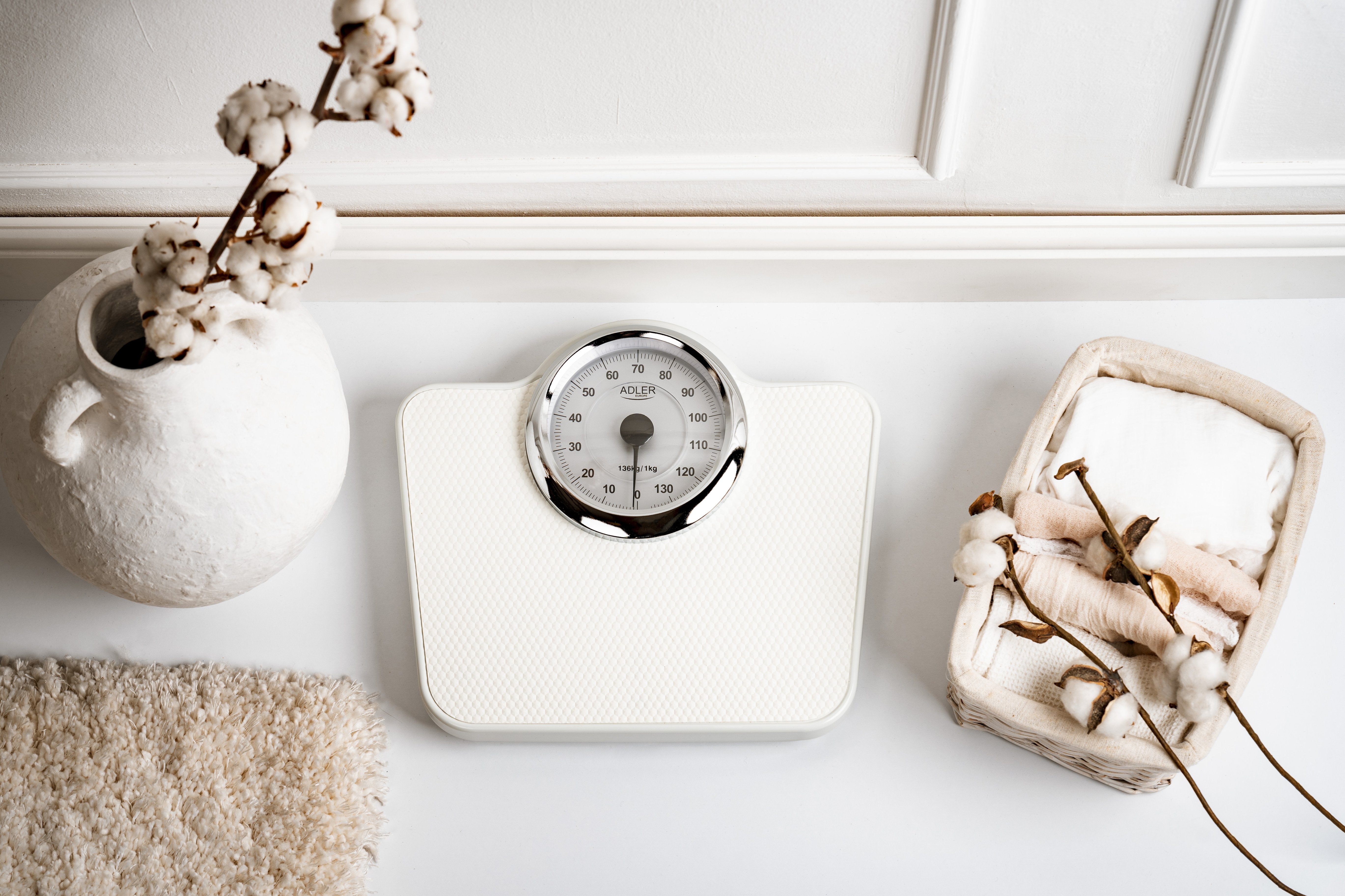 Báscula Adler Ad 8180 Mecánica De Baño, Blanca