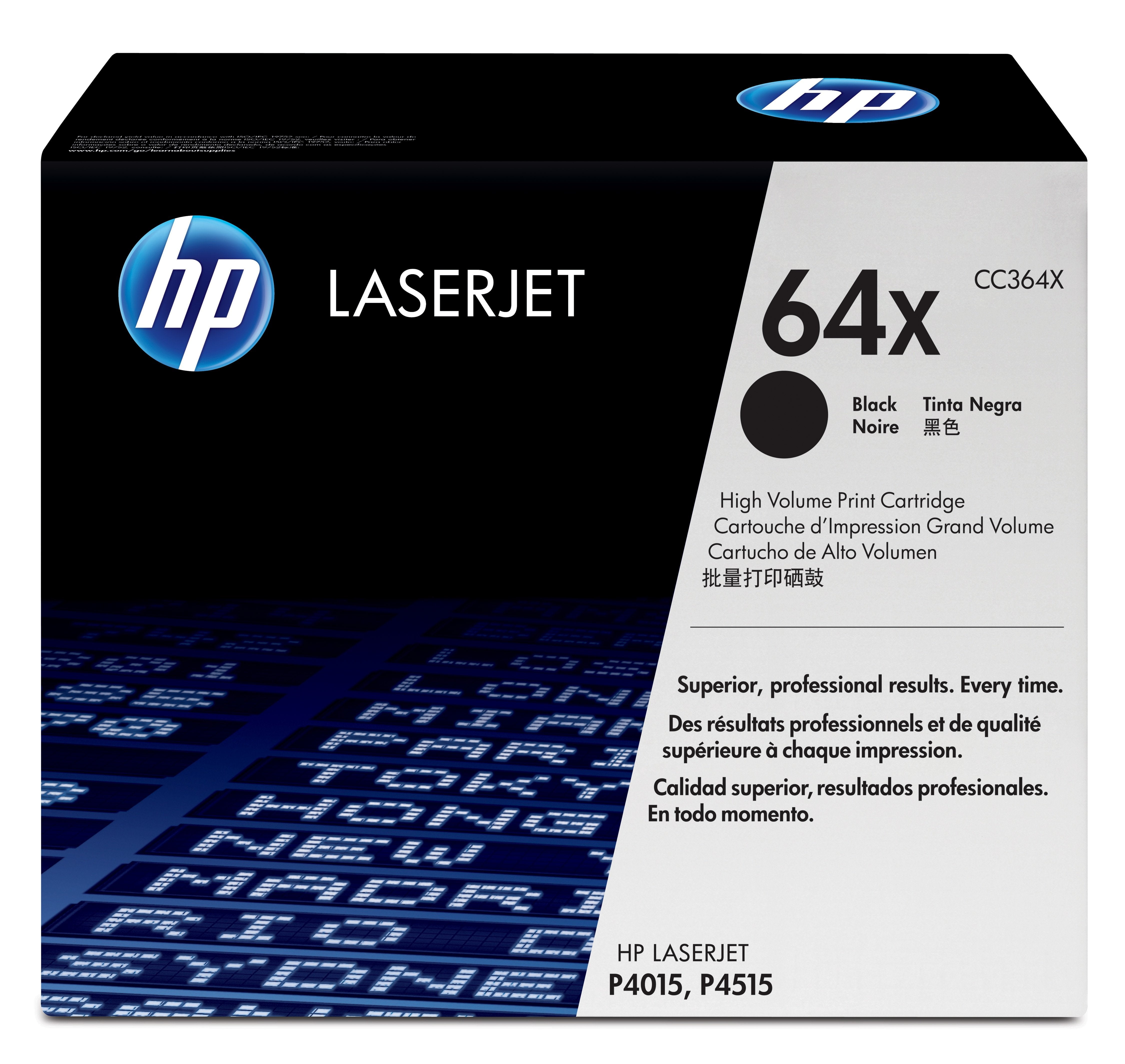 EAN 0193808111822 - HP 64X High Yield Black Original LaserJet Toner Cartridge cartucho de tóner 1 pieza(s) Negro imagen 1
