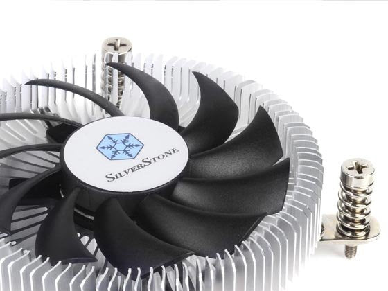 Silverstone Nitrogon Cpu Cooler Sst-Nt07-115x 80mm Pwm, Low Profile, Intel
