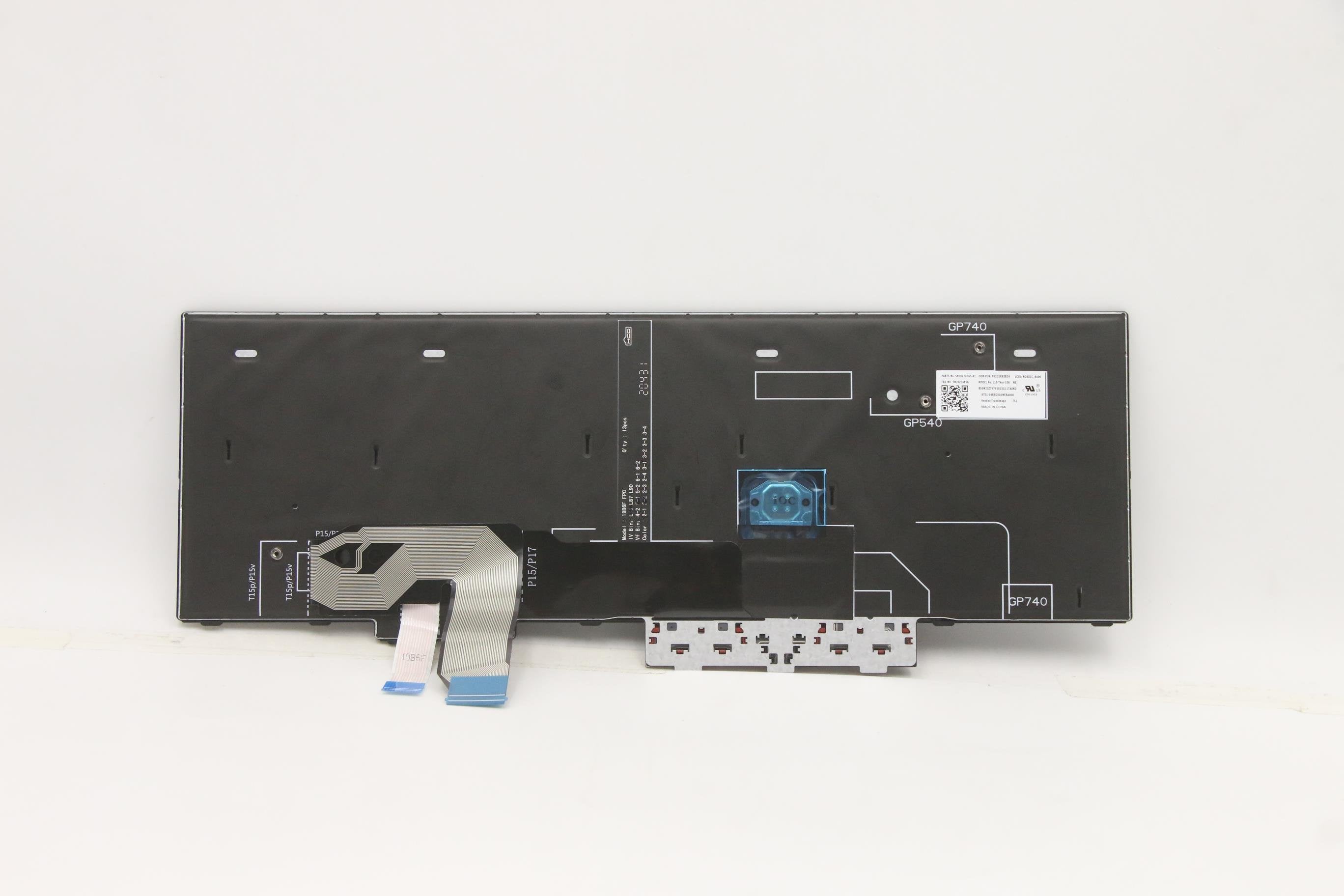 EAN 5704174802518 - Lenovo 5N20Z74856 refacción para laptop Teclado imagen 2
