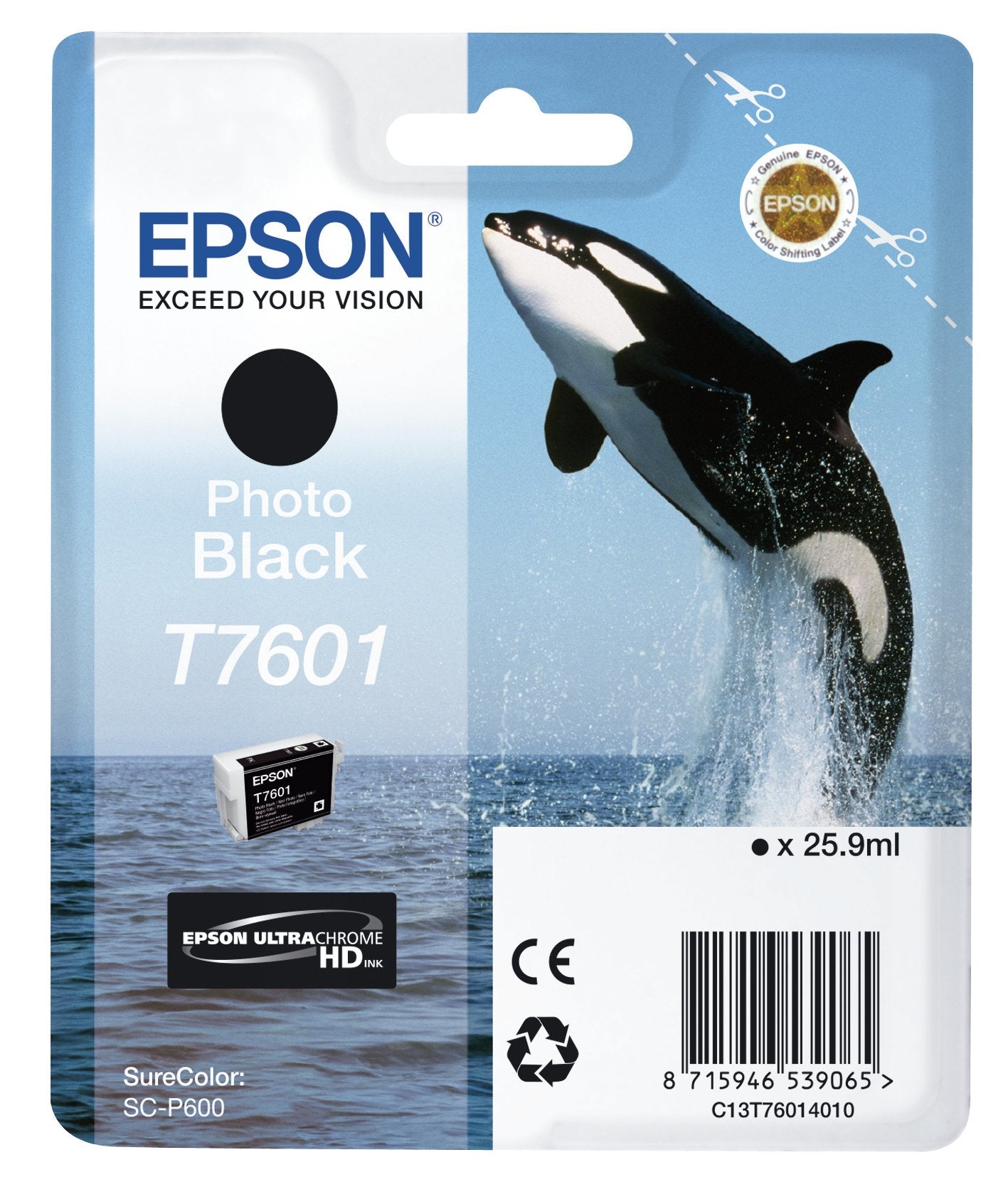 Original Epson Cartucho Inyeccion Tinta Negro Surecolor Sc-P600